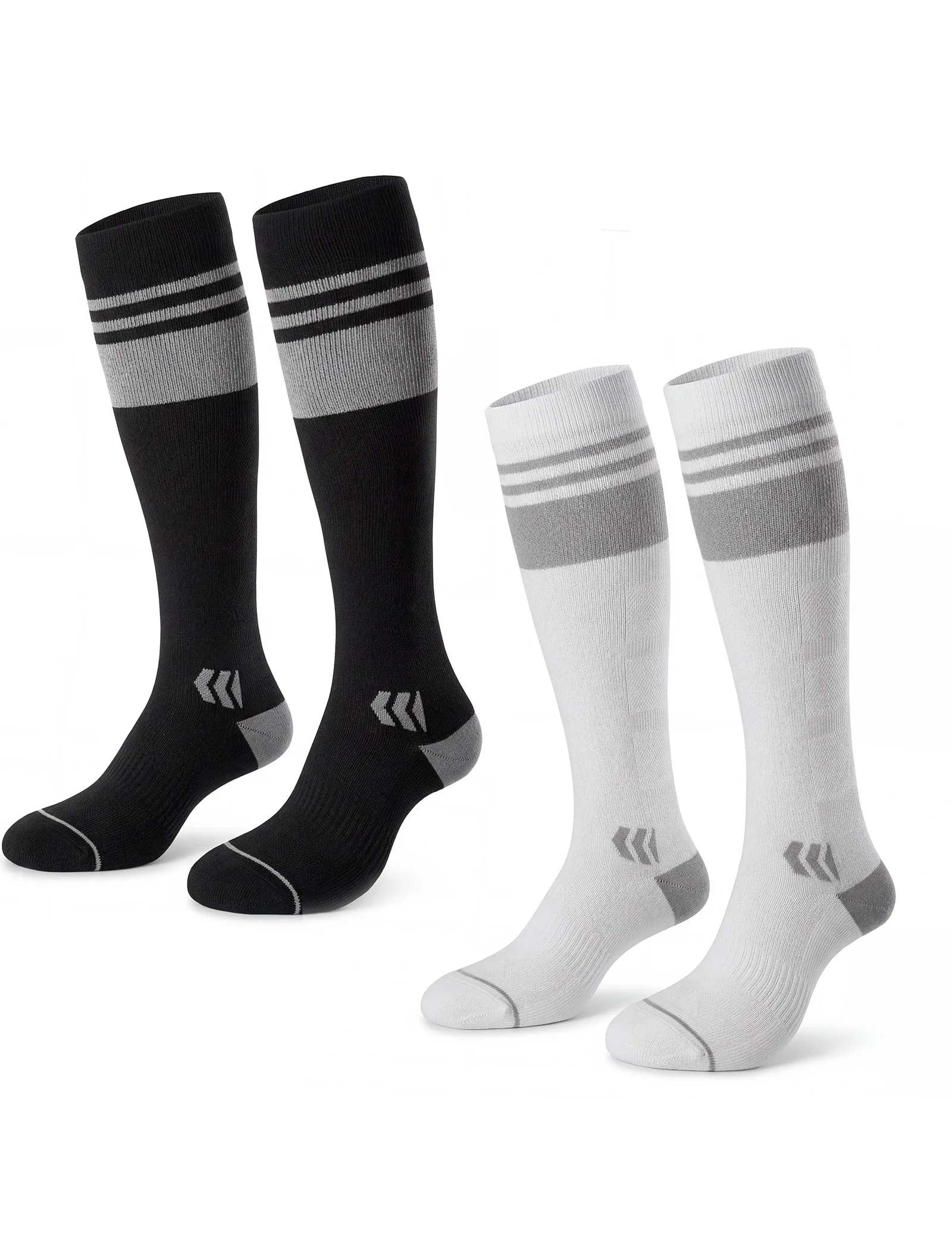 Momcozy Wide Calf Compression Socks 20-30mmHg for Sports 2 Pairs - Image 6