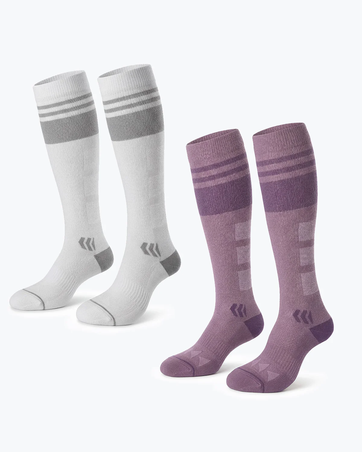 Momcozy Wide Calf Compression Socks 20-30mmHg for Sports 2 Pairs - Image 7