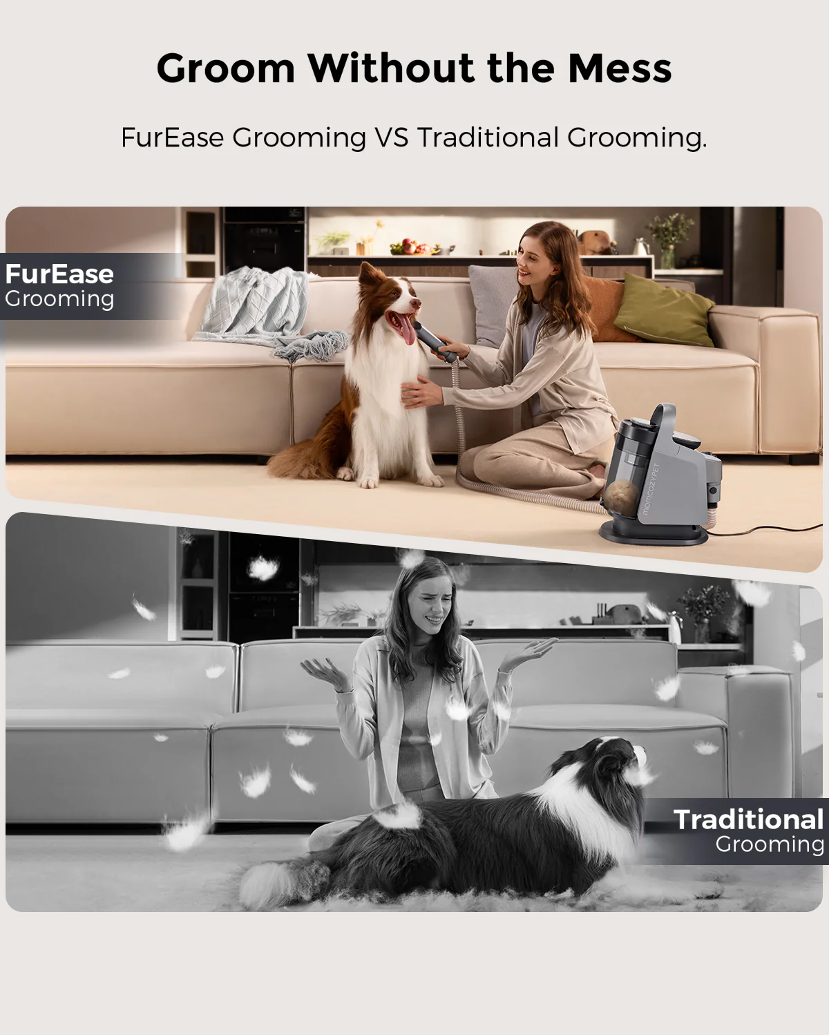 Momcoazypet Furease Dog Fairing Zestaw próżniowy - Image 2