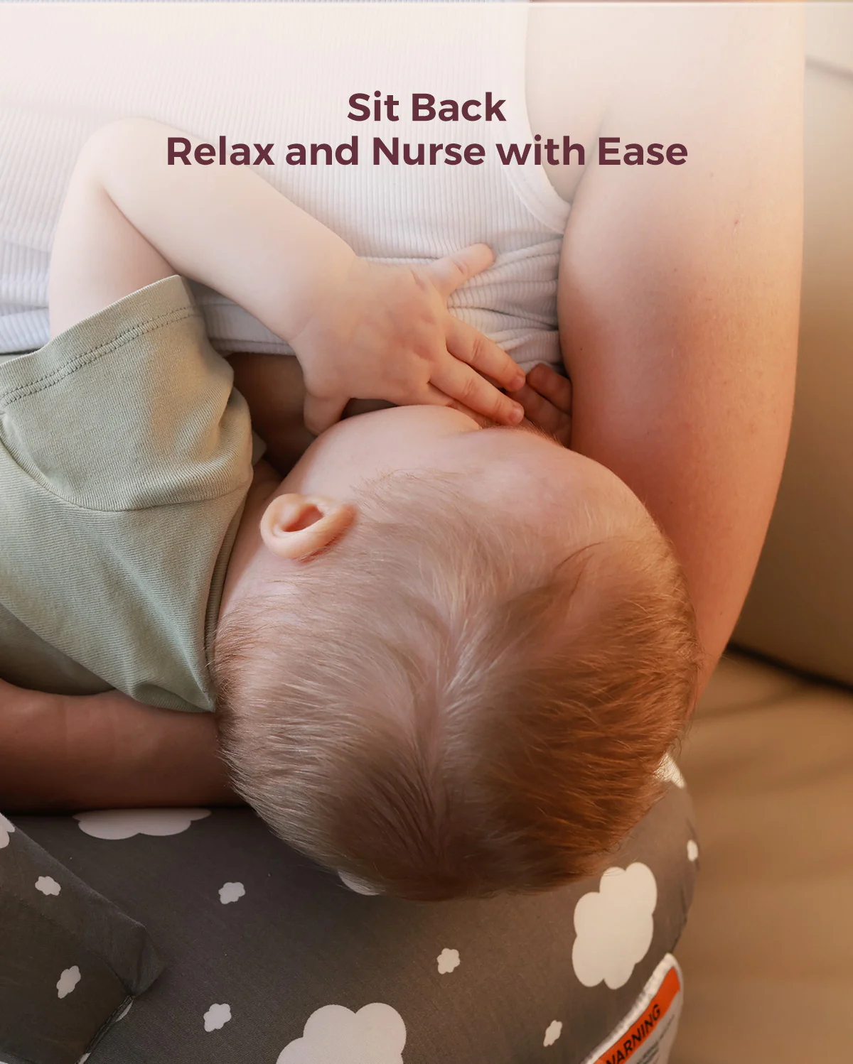 Multifunctional and Adjustable Nursing Pillow - Light Pink - Image 4