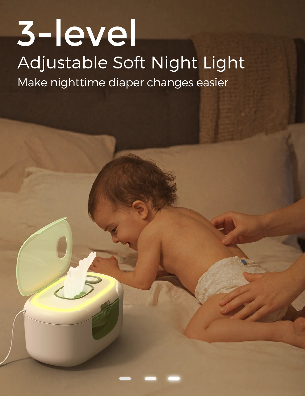 New Large Capacity Baby Wipe Warmer Compatible with 60-80pcs - Image 6