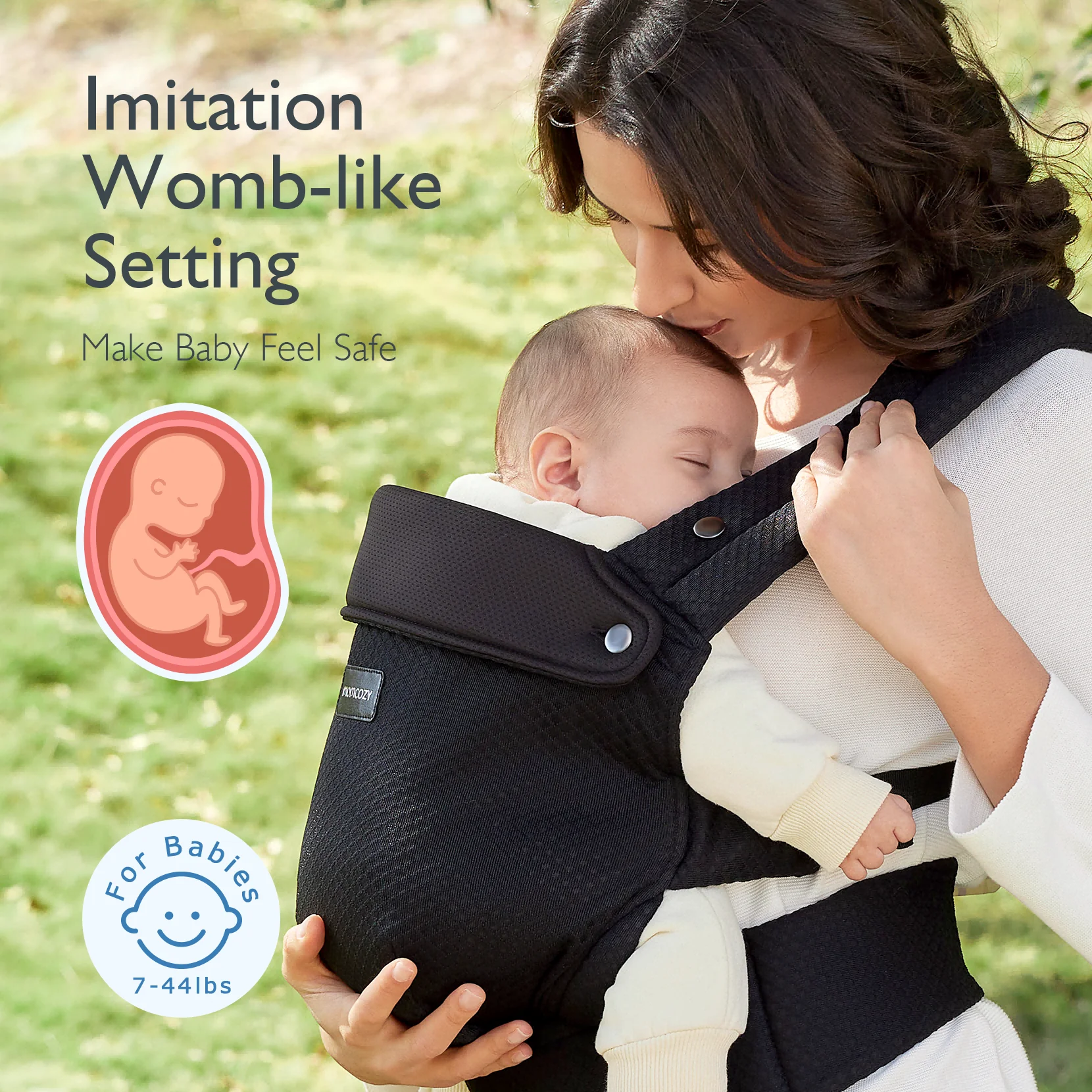 PureHug Nosidełko dla Dzieci - Ergonomiczne, Wygodne i Lekkie - Image 35