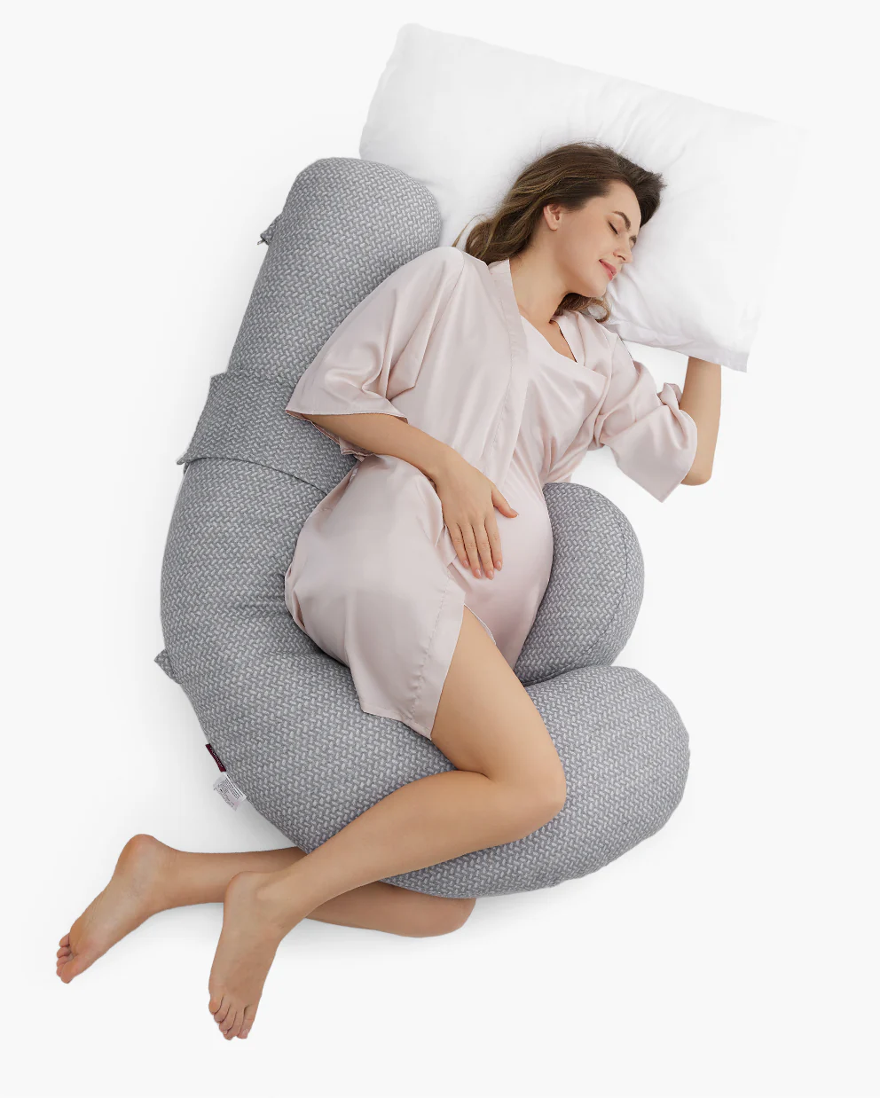 Original F Shaped Pregnancy Pillows with Adjustable Wedge Pillow - Image 12