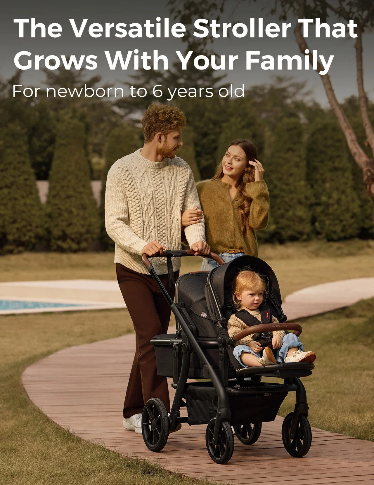 Outing Bundle: Momcozy ChangeGo Baby Stroller & Stroller Organizer with Cup Holders - Image 3