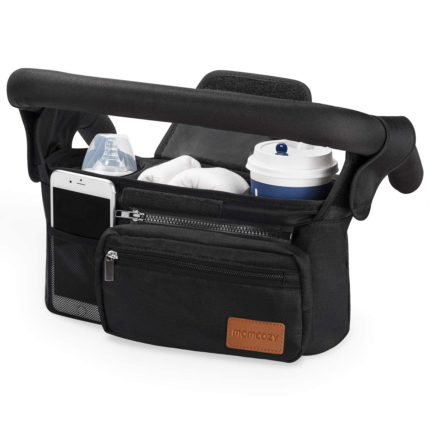 Outing Bundle: Momcozy ChangeGo Baby Stroller & Stroller Organizer with Cup Holders - Image 9