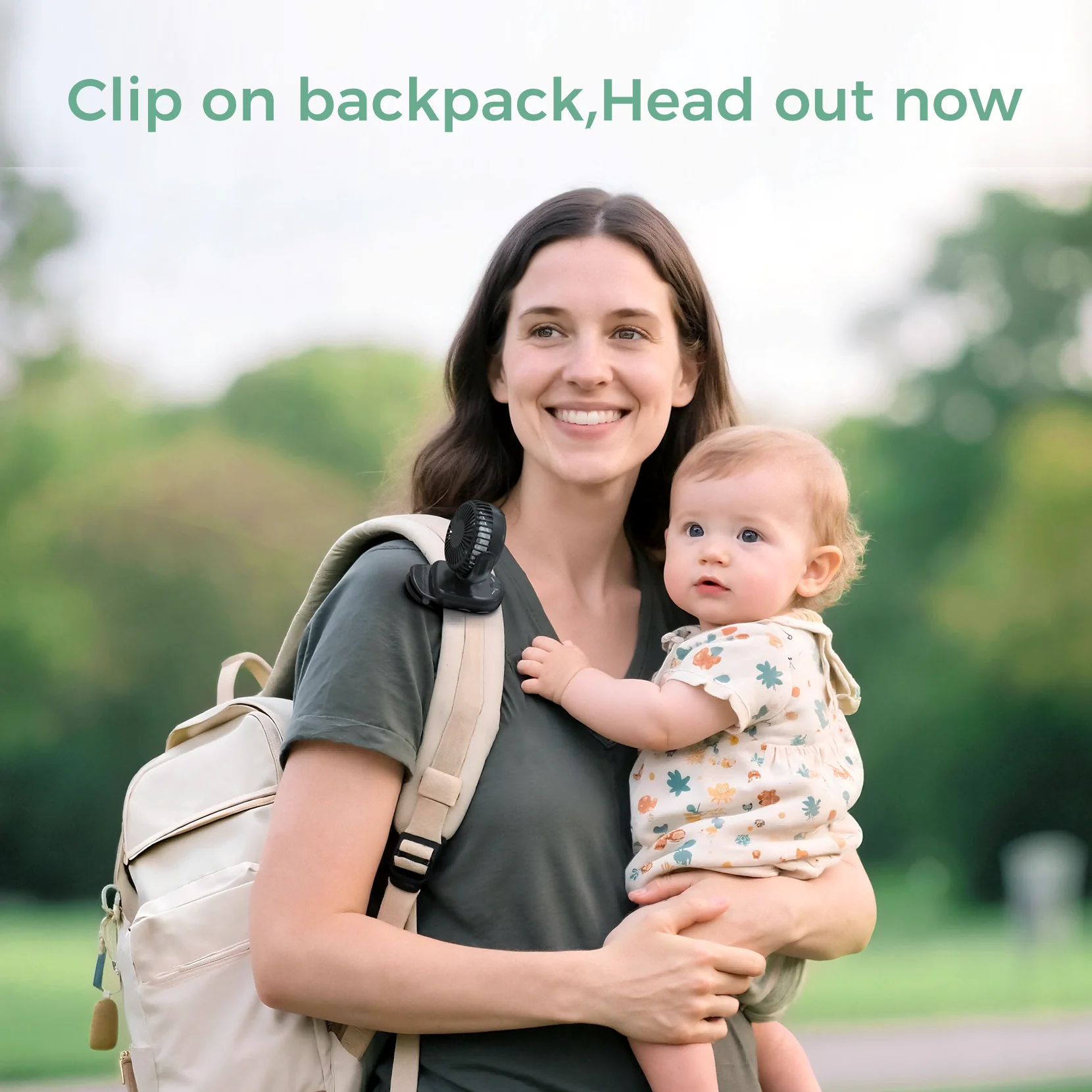 Momcozy Clip-On 4-Speed Stroller Fan - Image 8