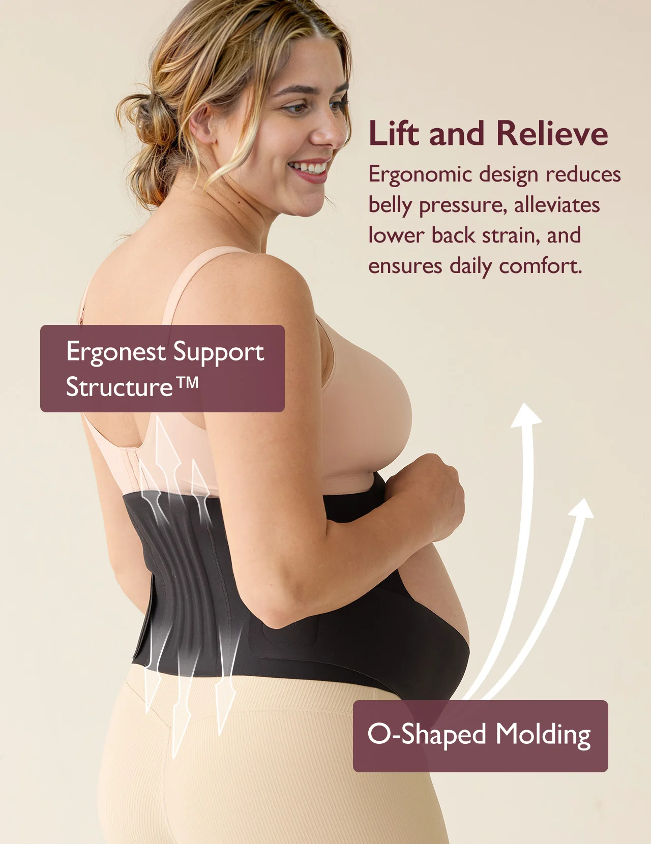 BumpEase – Momcozy Ergonest Pas Ciążowy na Brzuch - Image 7