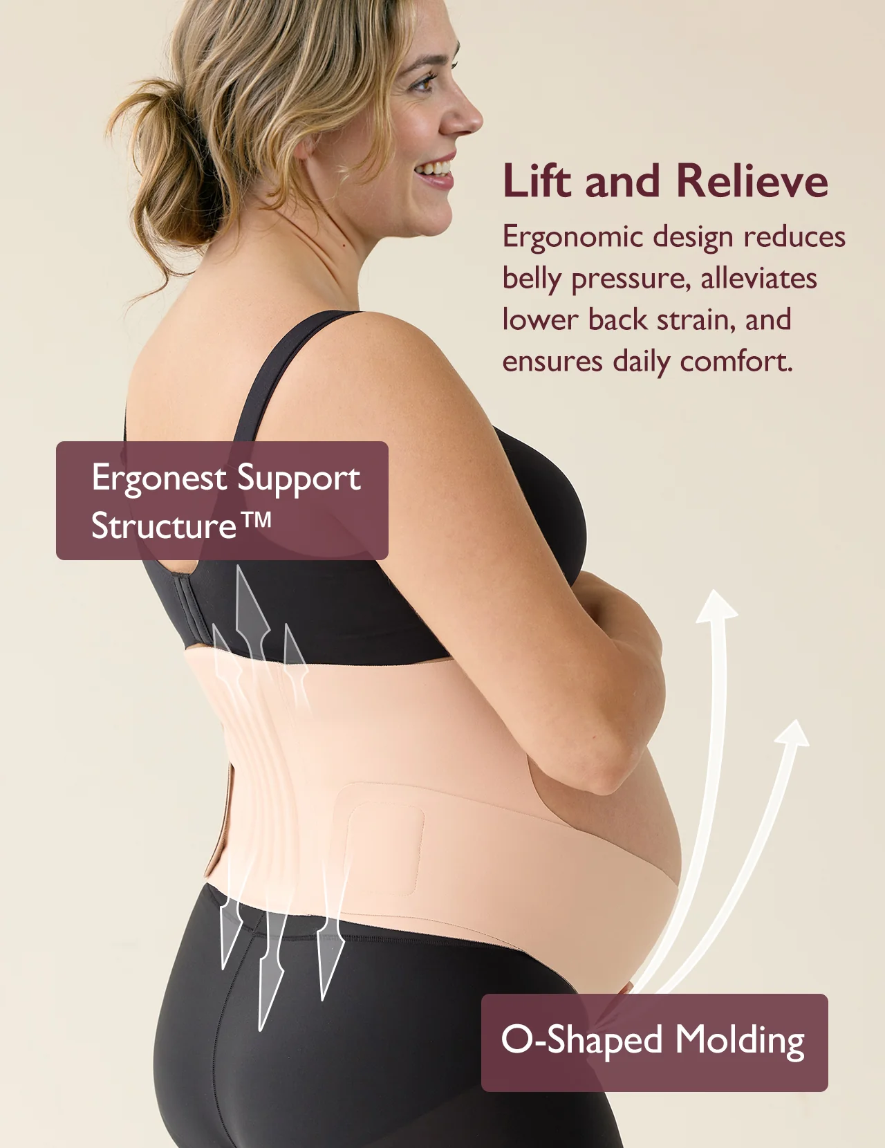 BumpEase – Momcozy Ergonest Pas Ciążowy na Brzuch - Image 4