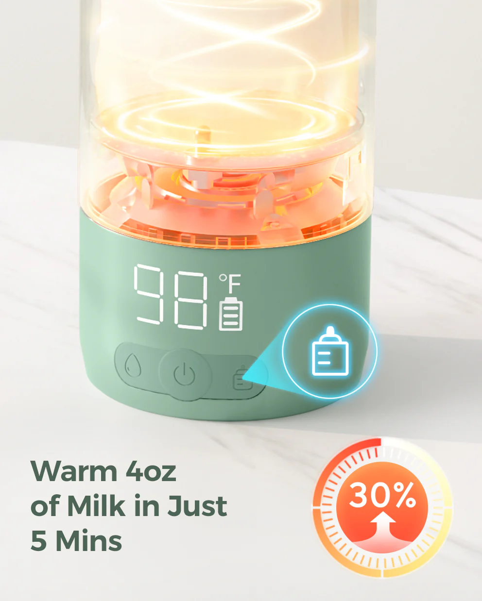 Przenośny Podgrzewacz do Mleka + Chłodziarka 22oz - Zestaw w Biegu - Image 5