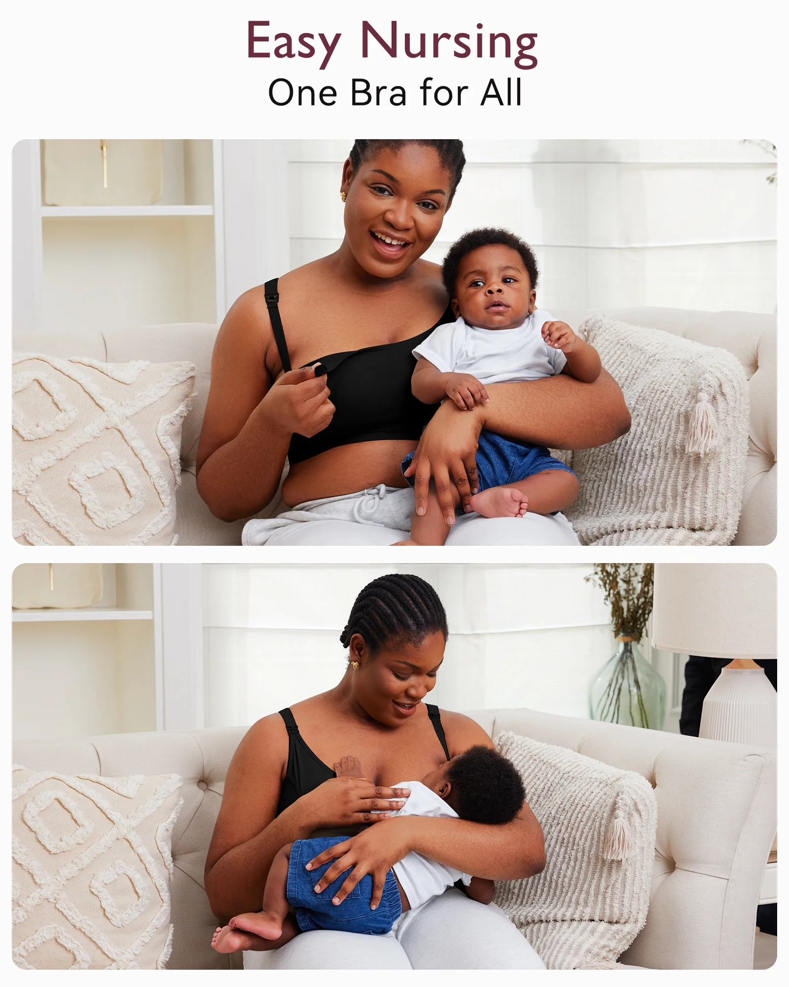 Ultra Soft Seamless Nursing Bra YN21 & The Original: Our Basic Pumping Bra YN08 Bundle - Image 9
