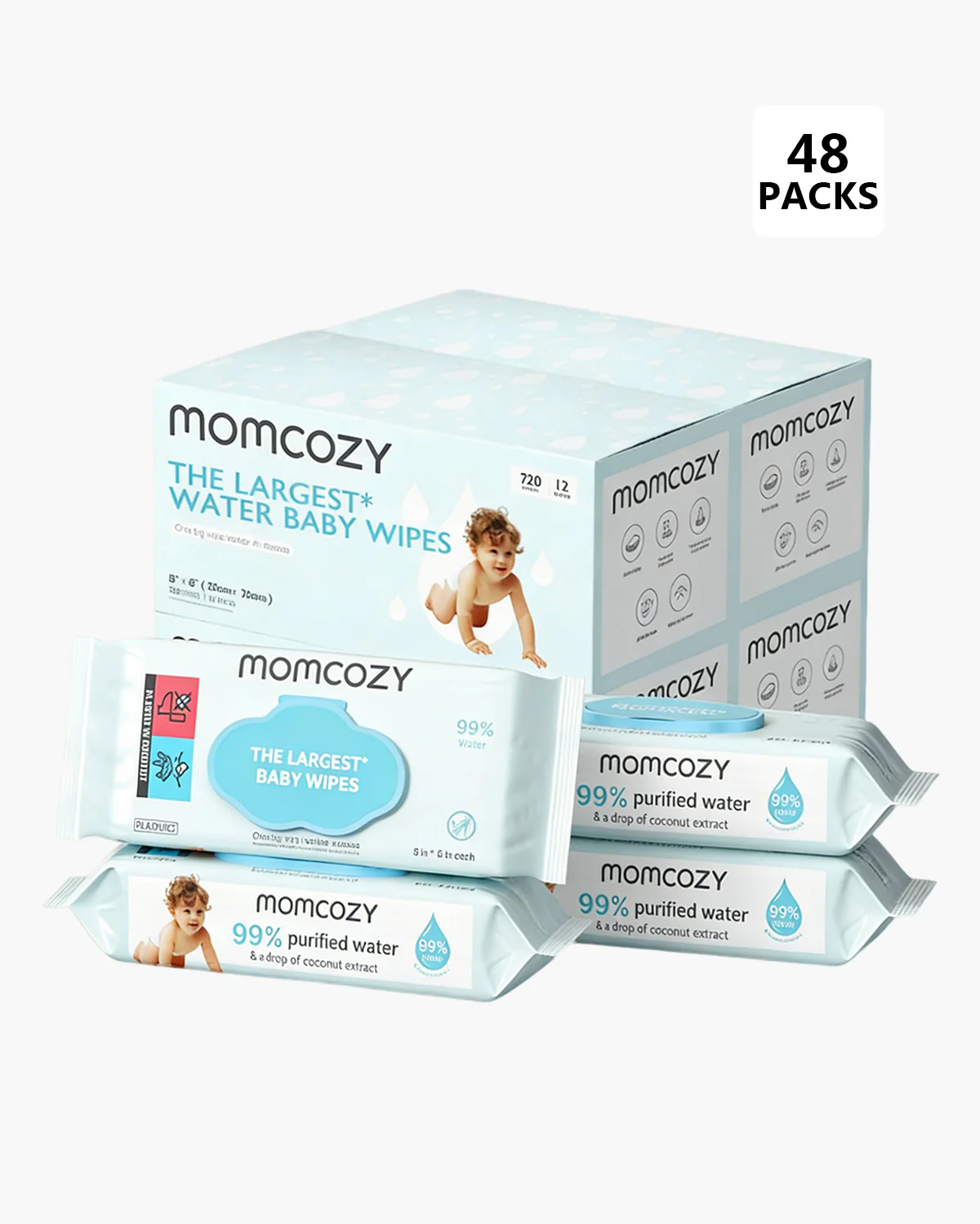 99% Water Baby Wipes - Higher Level of Purity - Image 12